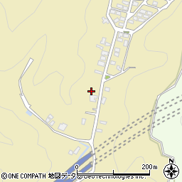 滋賀県大津市大谷町周辺の地図