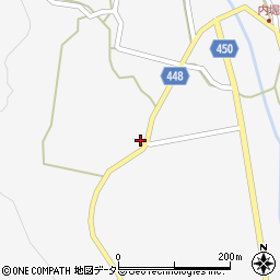 広島県庄原市東城町内堀1158周辺の地図