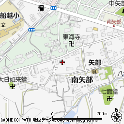 静岡県静岡市清水区南矢部623周辺の地図