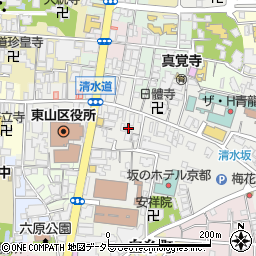 トイレ交換・便器交換の生活救急車　京都市東山区エリア専用ダイヤル周辺の地図