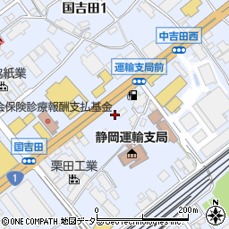 セブンイレブン静岡草薙ＳＳ店周辺の地図