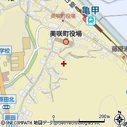 岡山県久米郡美咲町原田1541周辺の地図