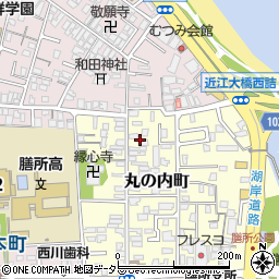 読売新聞膳所ＹＣ周辺の地図