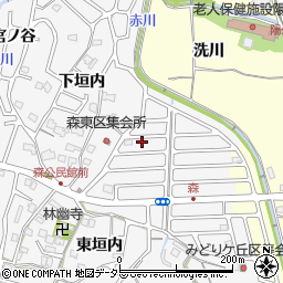 京都府亀岡市篠町森東垣内1-79周辺の地図