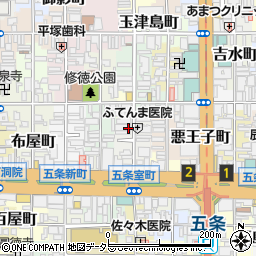 京都府京都市下京区坂東屋町周辺の地図