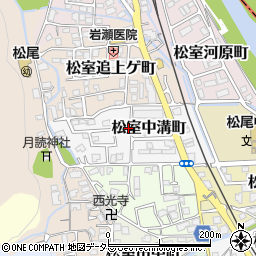 京都府京都市西京区松室中溝町38-7周辺の地図