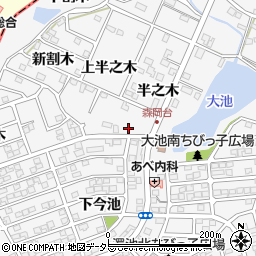 愛知県知多郡東浦町森岡下今池1-160周辺の地図
