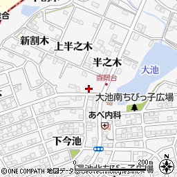 愛知県知多郡東浦町森岡下今池1-159周辺の地図