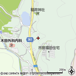 岡山県美作市中山1546周辺の地図