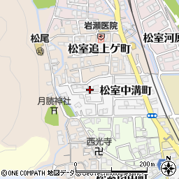 京都府京都市西京区松室中溝町38-30周辺の地図
