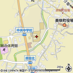美咲町立中央中学校周辺の地図