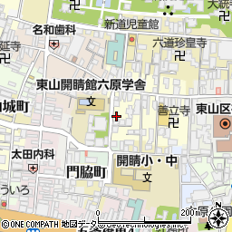 京都府京都市東山区轆轤町86周辺の地図