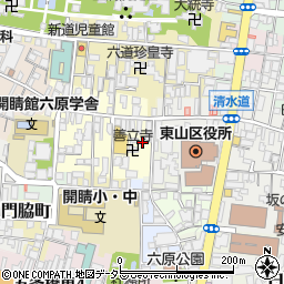 京都府京都市東山区轆轤町119周辺の地図