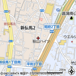 株式会社海野タイル店周辺の地図