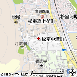 京都府京都市西京区松室中溝町38-25周辺の地図