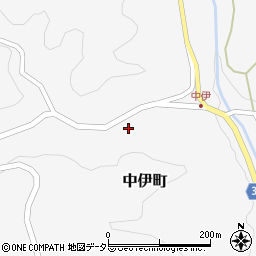 愛知県岡崎市中伊町日影周辺の地図