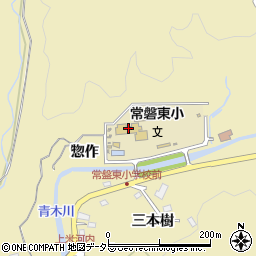 岡崎市立常磐東小学校周辺の地図