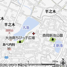 愛知県知多郡東浦町森岡飯喰場30周辺の地図