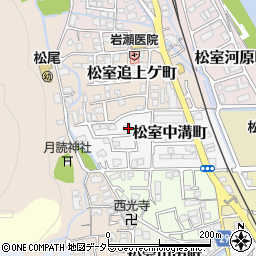 京都府京都市西京区松室中溝町38-11周辺の地図