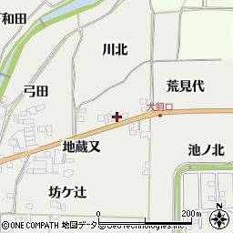 京都府亀岡市曽我部町犬飼地蔵又5周辺の地図