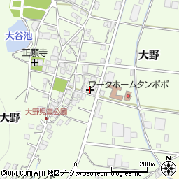 兵庫県西脇市大野290周辺の地図