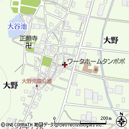 兵庫県西脇市大野357周辺の地図
