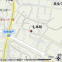 愛知県東海市加木屋町七本松32周辺の地図