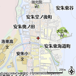 安朱ポンプ場周辺の地図