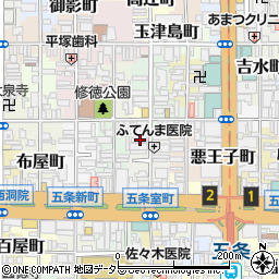 京都府京都市下京区坂東屋町264周辺の地図