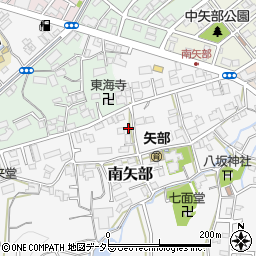 静岡県静岡市清水区南矢部614周辺の地図