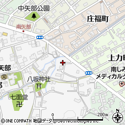 静岡県静岡市清水区南矢部698-16周辺の地図