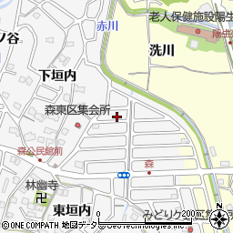 京都府亀岡市篠町森東垣内1-86周辺の地図