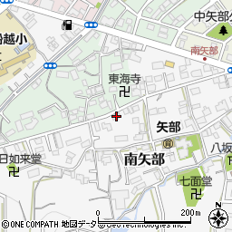 静岡県静岡市清水区南矢部616周辺の地図