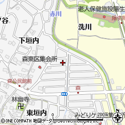 京都府亀岡市篠町森東垣内1-87周辺の地図