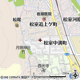 京都府京都市西京区松室中溝町38-58周辺の地図