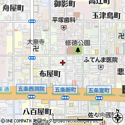 京都府京都市下京区材木町137周辺の地図