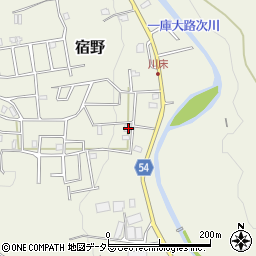 大阪府豊能郡能勢町宿野151-159周辺の地図