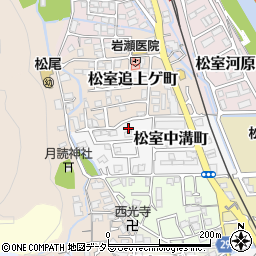 京都府京都市西京区松室中溝町38-9周辺の地図