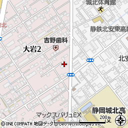 清水銀行大岩支店 ＡＴＭ周辺の地図