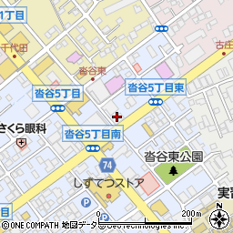 ヤマキ株式会社　静岡支店周辺の地図