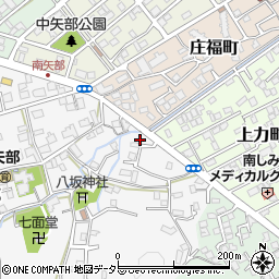 静岡県静岡市清水区南矢部700周辺の地図