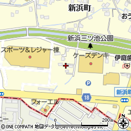 滋賀県草津市新浜町397周辺の地図