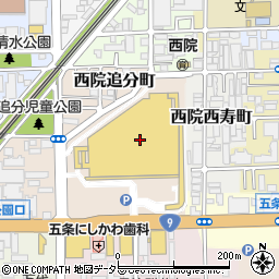 サンマルクカフェ イオンモール京都五条店周辺の地図