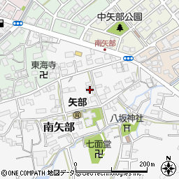 静岡県静岡市清水区南矢部602周辺の地図