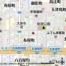 京都府京都市下京区月見町78周辺の地図