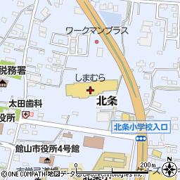 シャンブル館山店周辺の地図