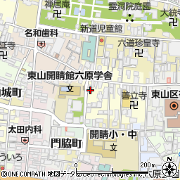 京都府京都市東山区轆轤町89周辺の地図