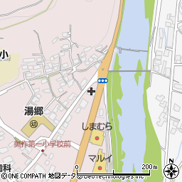 株式会社マティクスリテールサービス　セルフ湯郷ＳＳ周辺の地図