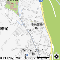 静岡県静岡市葵区慈悲尾389周辺の地図