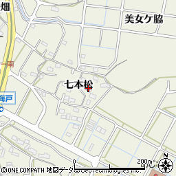 愛知県東海市加木屋町七本松51周辺の地図